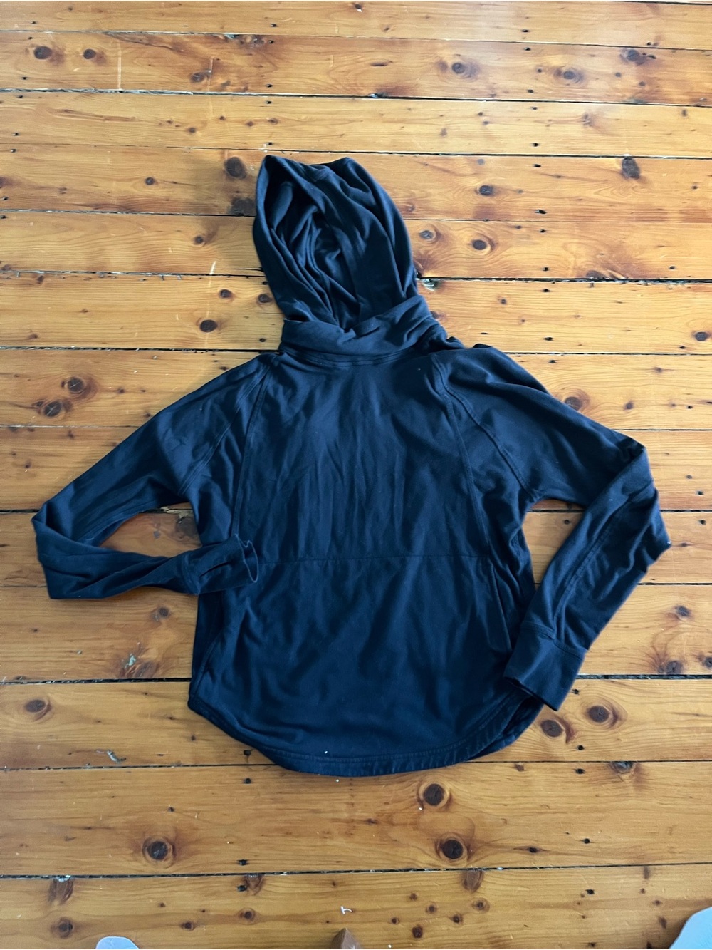 lululemon athletica Black Hooded Sweatshirt